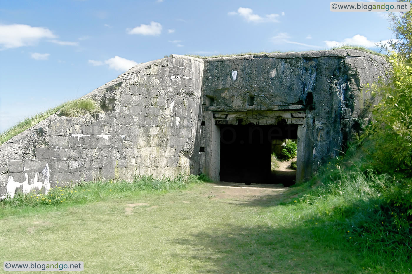 Normandy - Omaha beach, gun emplacement I
